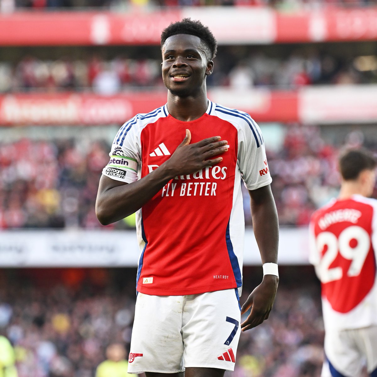 7 assists in 7 Premier League games 🔥 📊 See all the stats around Bukayo Saka's sensational start to the season 👇