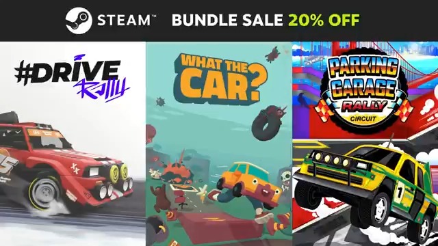 FUNKY CARS bundle is here! Check it out and get your favorite car games: 🏎️ #DRIVE Rally #DRIVE 🦵 WHAT THE CAR? WHAT THE GAMES? 🎺 Parking Garage Rally Circuit Walaber Now on Steam with a FUNKY promo! 👇 #indiegame #indie #indiedev #steam #retro