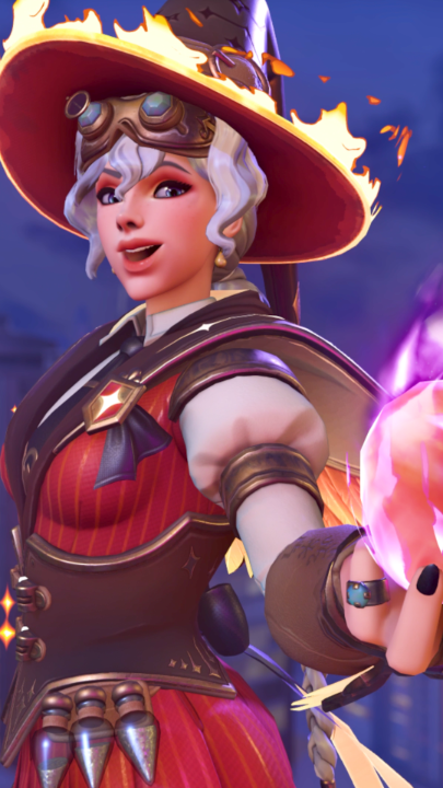 Get a closer look at the Spellbinder Widowmaker Mythic Skin 🧹 Featuring new weapon effects, custom sounds, and four levels of customization; available in Season 13!