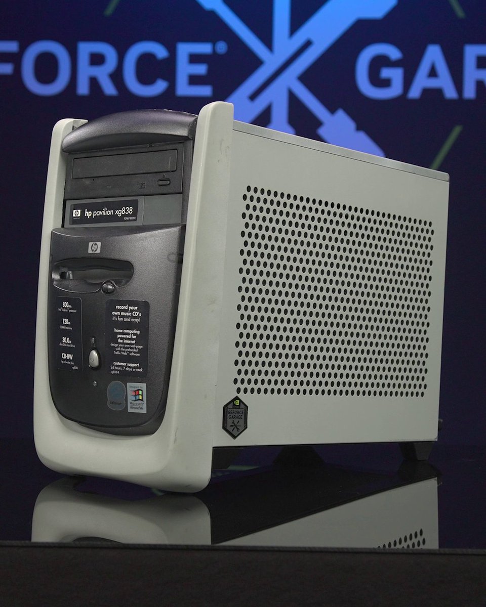 The latest episode of GeForce Garage is here with peachie 🐲 as she details how she transformed a classic HP Pavilion computer into a sleeper beast! Enter to WIN this sleeper build by liking this post + commenting #GeForceDay!