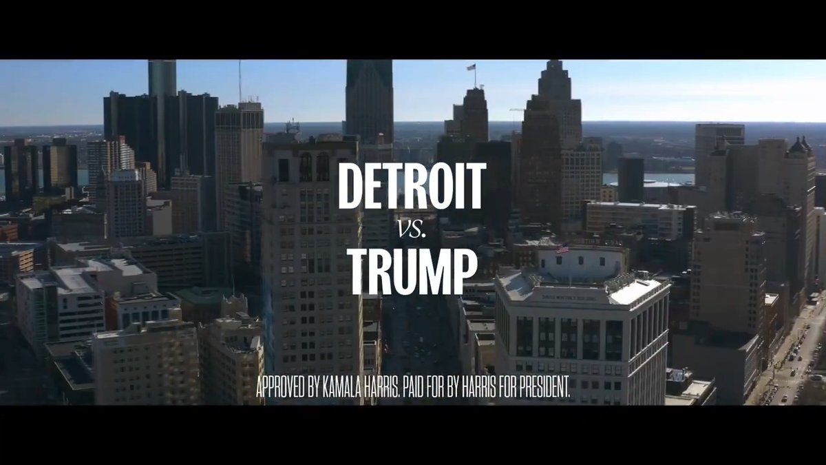 NEW AD: Yesterday Donald Trump attacked Detroit while in Detroit. Donald Trump doesn’t understand a damn thing about Detroit.