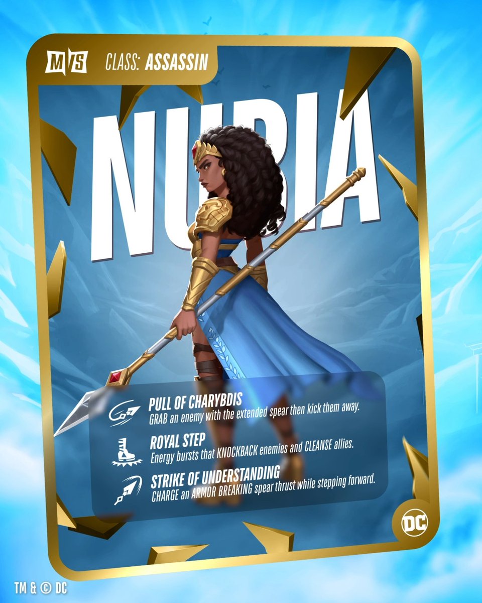 Nubia's ready to unleash some royal ring-outs. 👑 LONG LIVE THE QUEEN! #MultiVersus