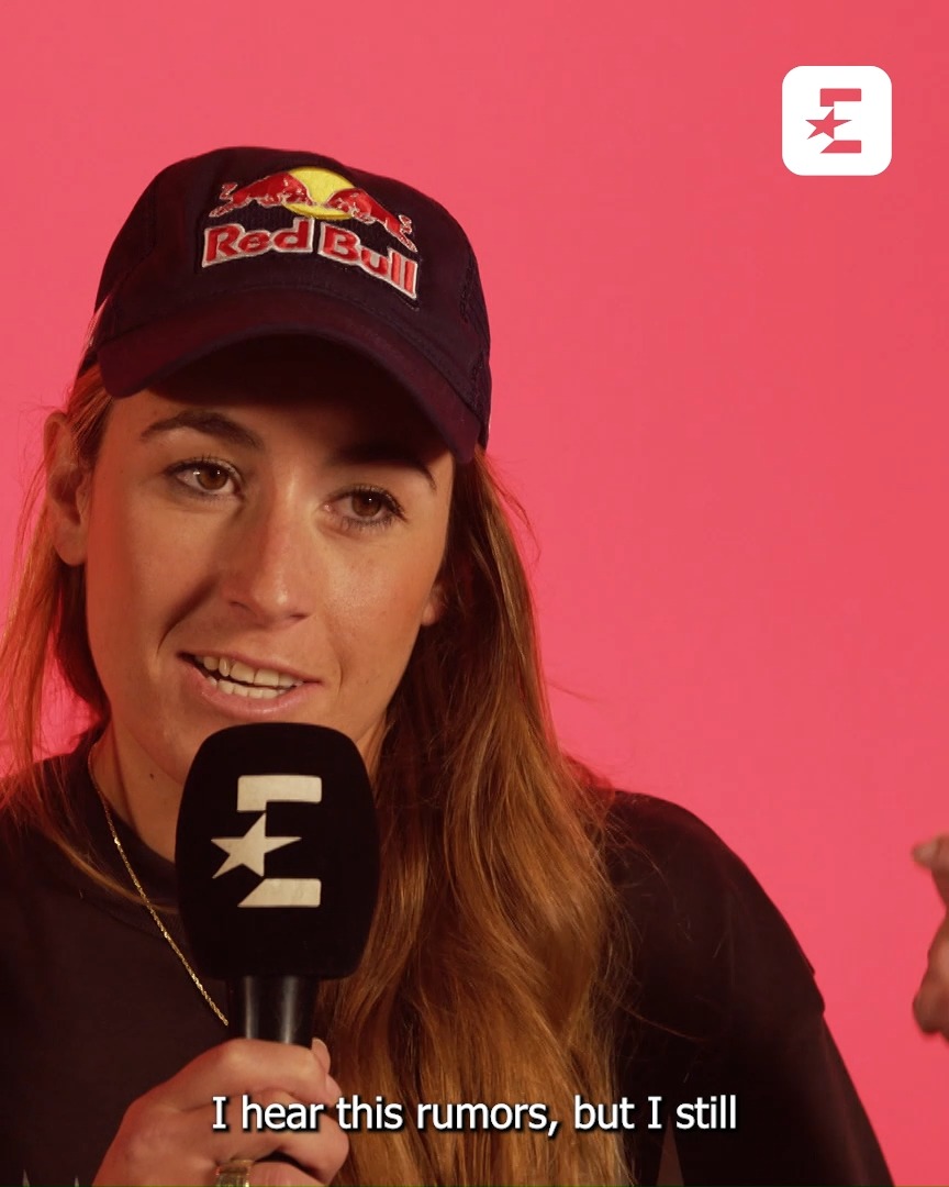 "It's a...𝙨𝙪𝙧𝙥𝙧𝙞𝙨𝙞𝙣𝙜 situation for all of us." Sofia Goggia and Mikaela Shiffrin react to the rumours that Lindsey Vonn could be making a comeback...