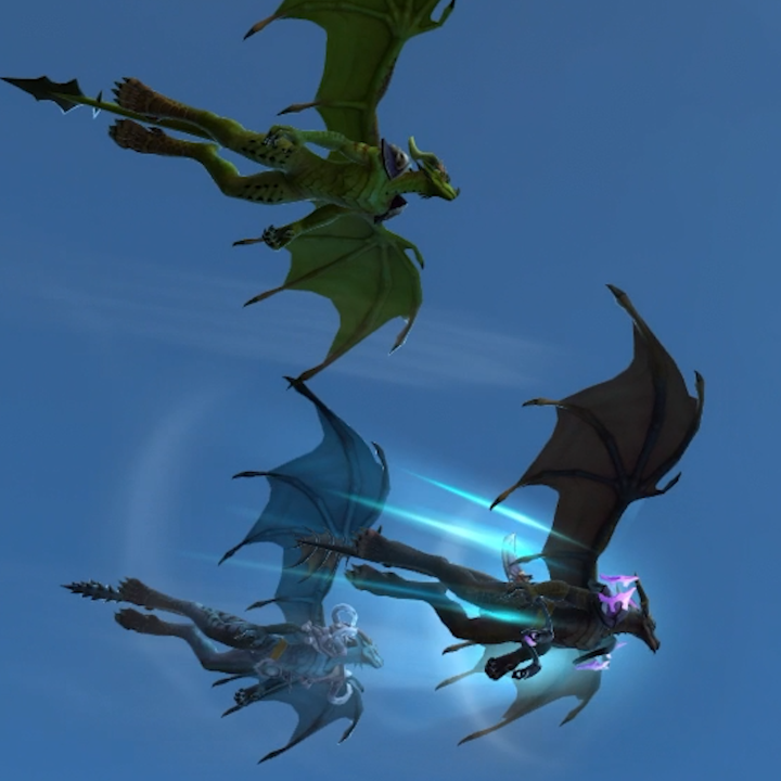 Soar in formation on your dracthyr characters with Squadrons!
