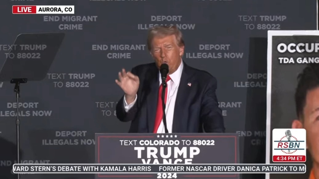 Trump: “[Kamala Harris] is a criminal, if you think about it” (Donald Trump is a convicted criminal. Kamala Harris has spent her career locking up criminals)