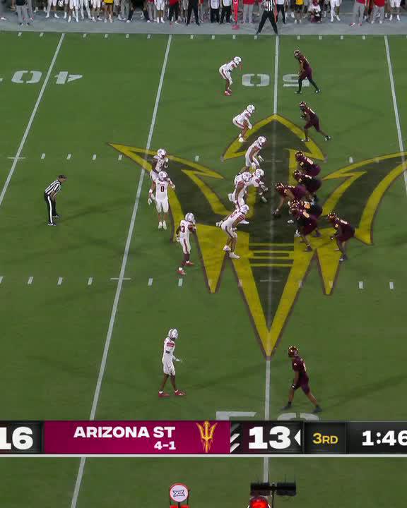 However many guys you think it takes to tackle Cam Skattebo... double it 💪 #Big12FB | 📺 ESPN