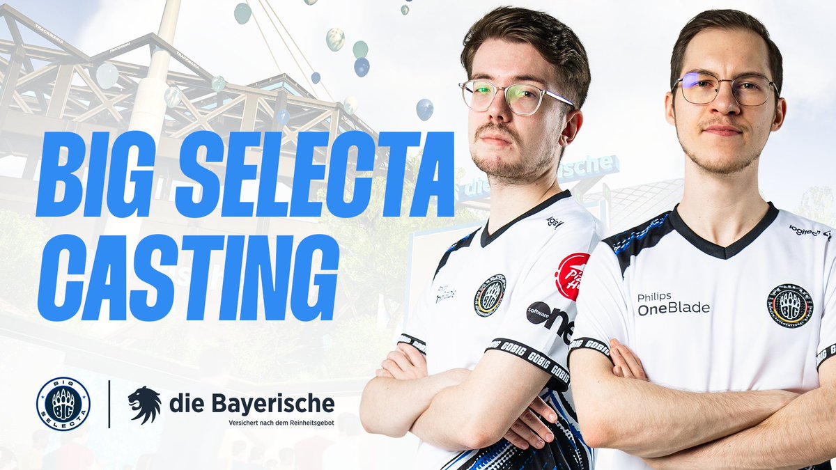Der nächste Titel im BIG Selecta Programm: TRACKMANIA 🏎️ Mit @dieBayerische suchen wir am 2. November im Stream von BIG Massa und BIG GranaDy vier Talente aus dem DACH Raum, die vom 22.11. - 24.11. unser BIG Bootcamp in Berlin besuchen! 👀 Bis dahin könnt ihr euch auf unserer Map in die Top 3 des Leaderboards spielen und 500€ Preisgeld absahnen! Zusätzlich verlosen wir unter allen Teilnehmenden BIG Merch 👕 Alle Infos auf