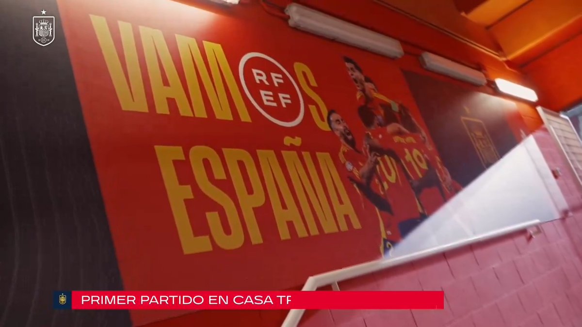 ⏱️ ¡¡Se va acercando el momento!! Nos vemos en unas horas en el Enrique Roca. 😉 ¿Cómo está la afición murcianica? #VamosEspaña | #NationsLeague