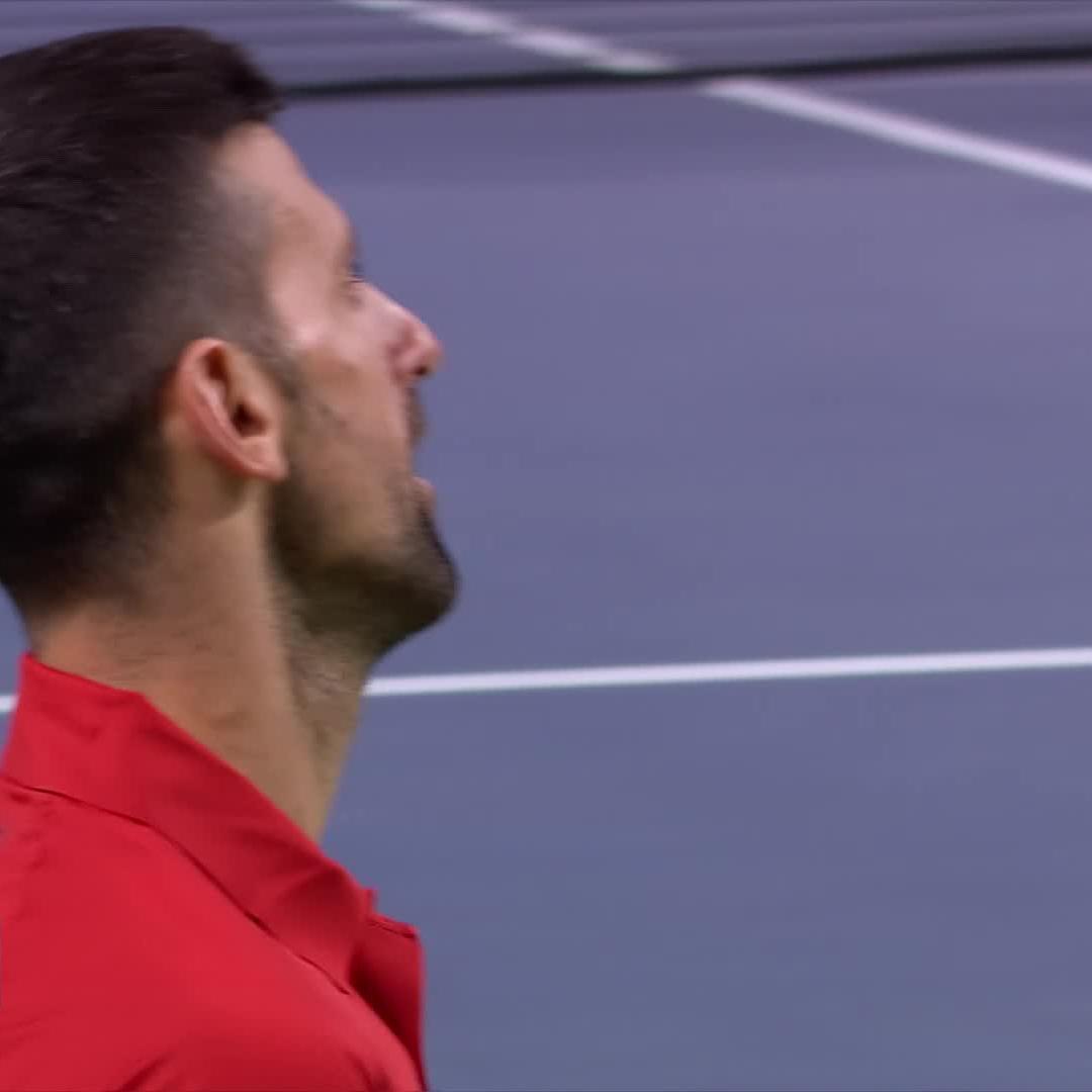 Novak Djokovic won one of the best points of the year. Insane defense. How is he 37 years old? 🤯