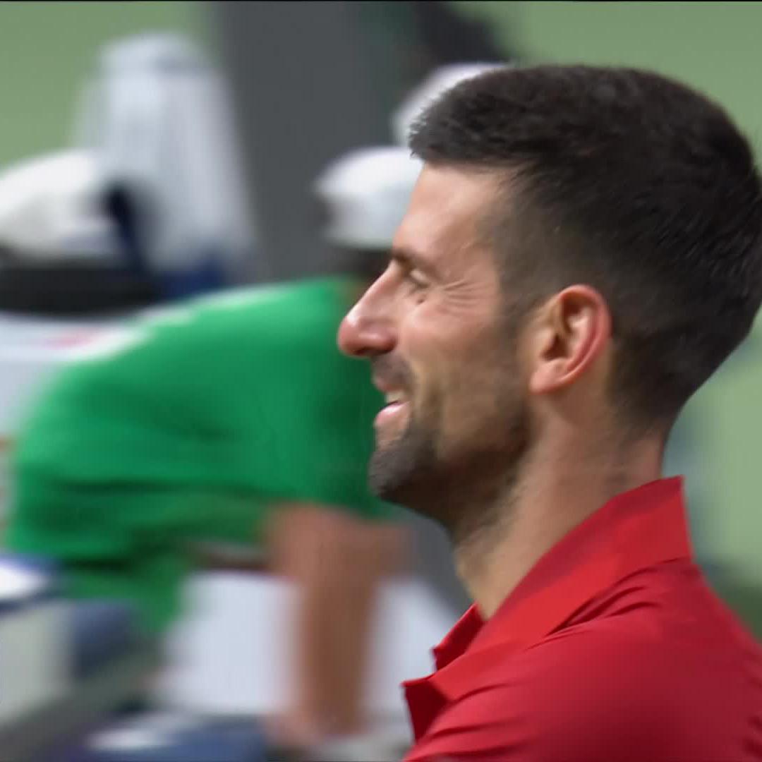 SENSATIONAL 🔥 Novak Djokovic plays THREE insane points in one game 😱 #RolexShanghaiMasters