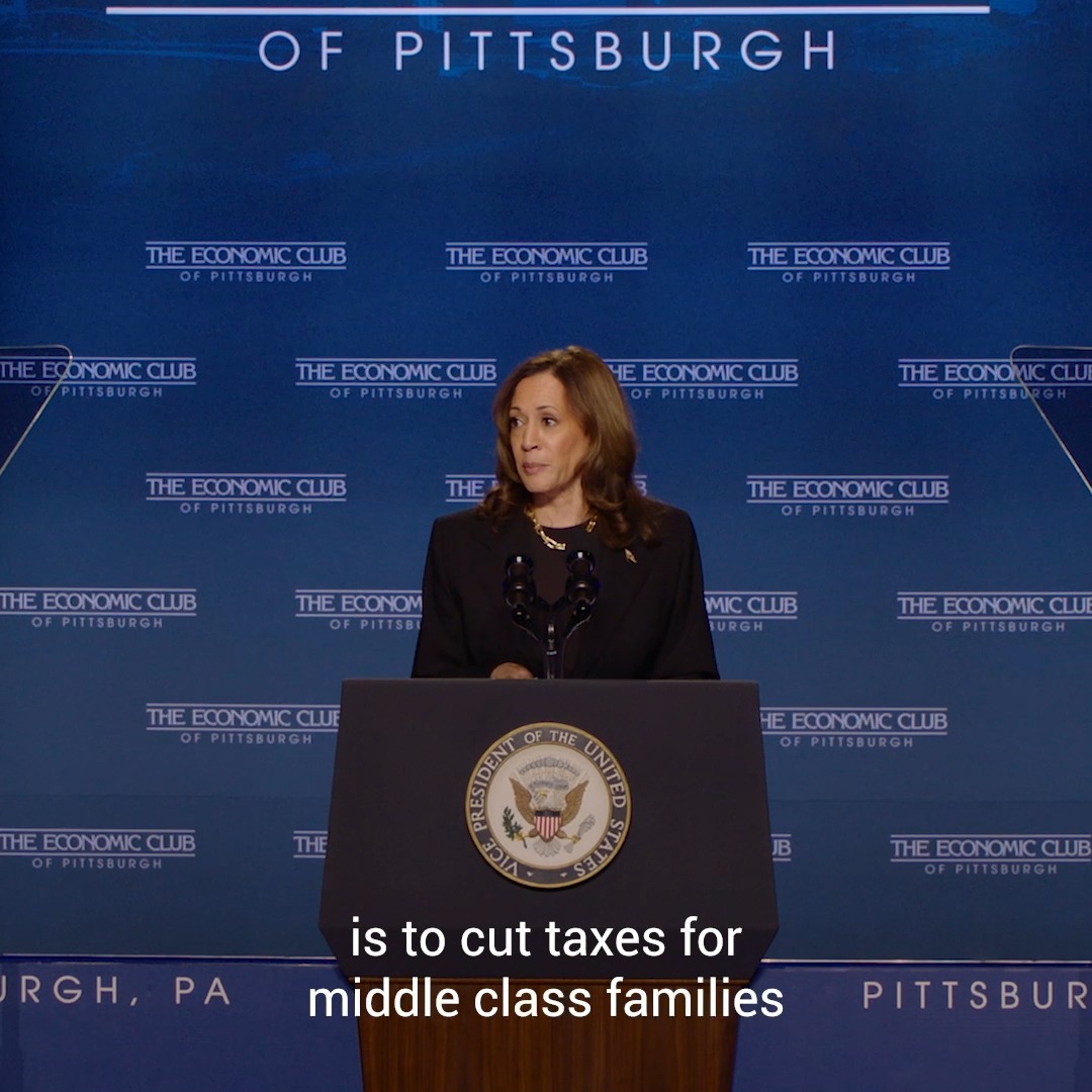 Under my economic plan, more than 100 million Americans will get a middle class tax break.