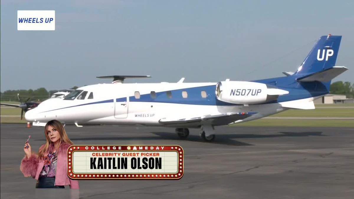 Thanks to Wheels Up, kaitlin olson is here and ready to make her picks 🙌
