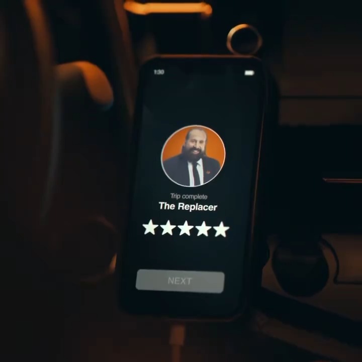 Leave him a good review. or else. 🚙💨