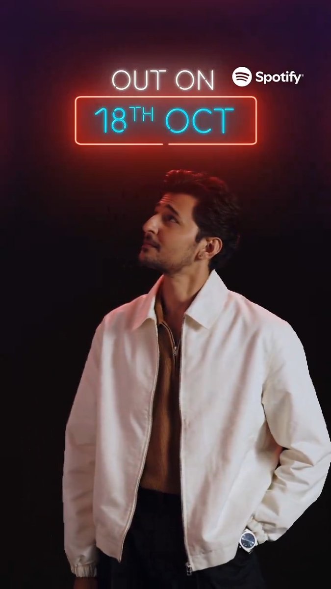 The moment we’ve all been waiting for! Only 6 days to go till we collectively go Out Of Control 💙✨ #SpotifyxOutOfControl Darshan Raval 🏠💙