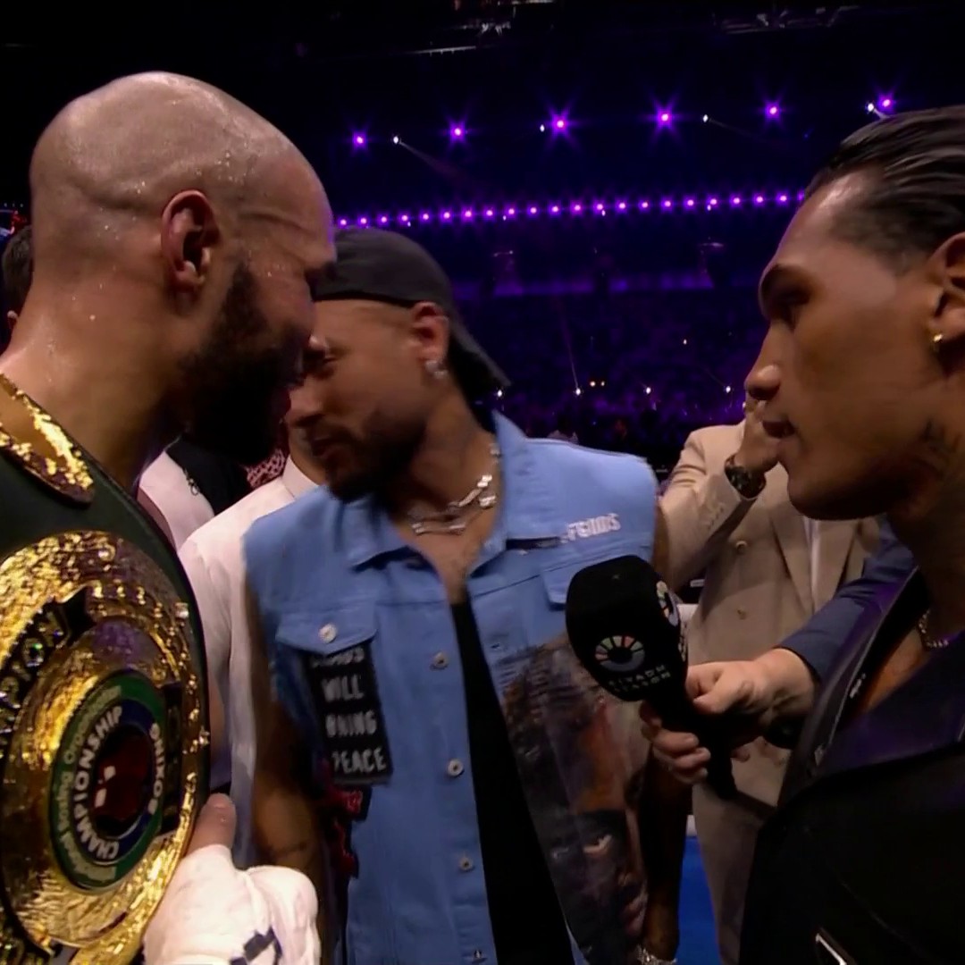 Neymar separating Eubank Jr &amp; Conor Benn wasn't on the bingo list 😅 #BeterbievBivol | #RiyadhSeason