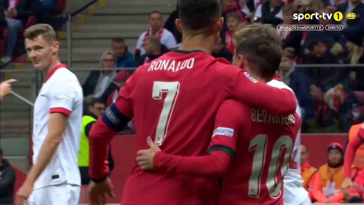 De Rúben Neves para Bruno Fernandes para o golo de Bernardo Silva. Tudo perfeito.