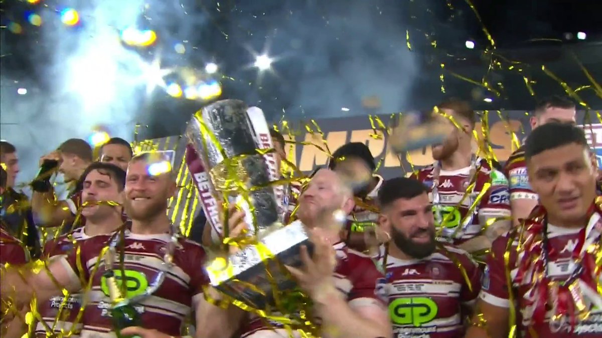 Your 2024 Super League Grand Final Champions, Wigan Warriors 🏆