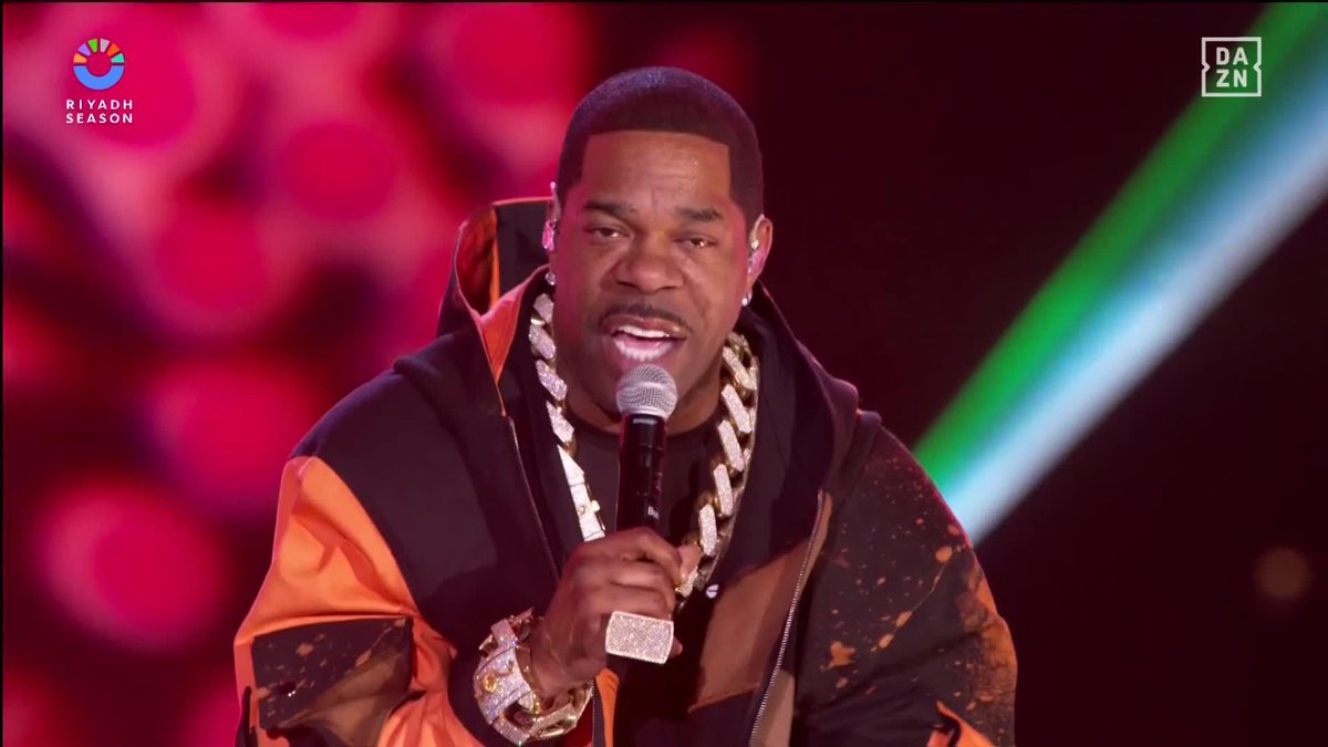 🎵 Busta Rhymes bringing the vibes and the nostalgia 😎 #BeterbievBivol | #RiyadhSeason | Oct 12, live NOW on DAZN | TURKI ALALSHIKH | Click the link in bio to buy