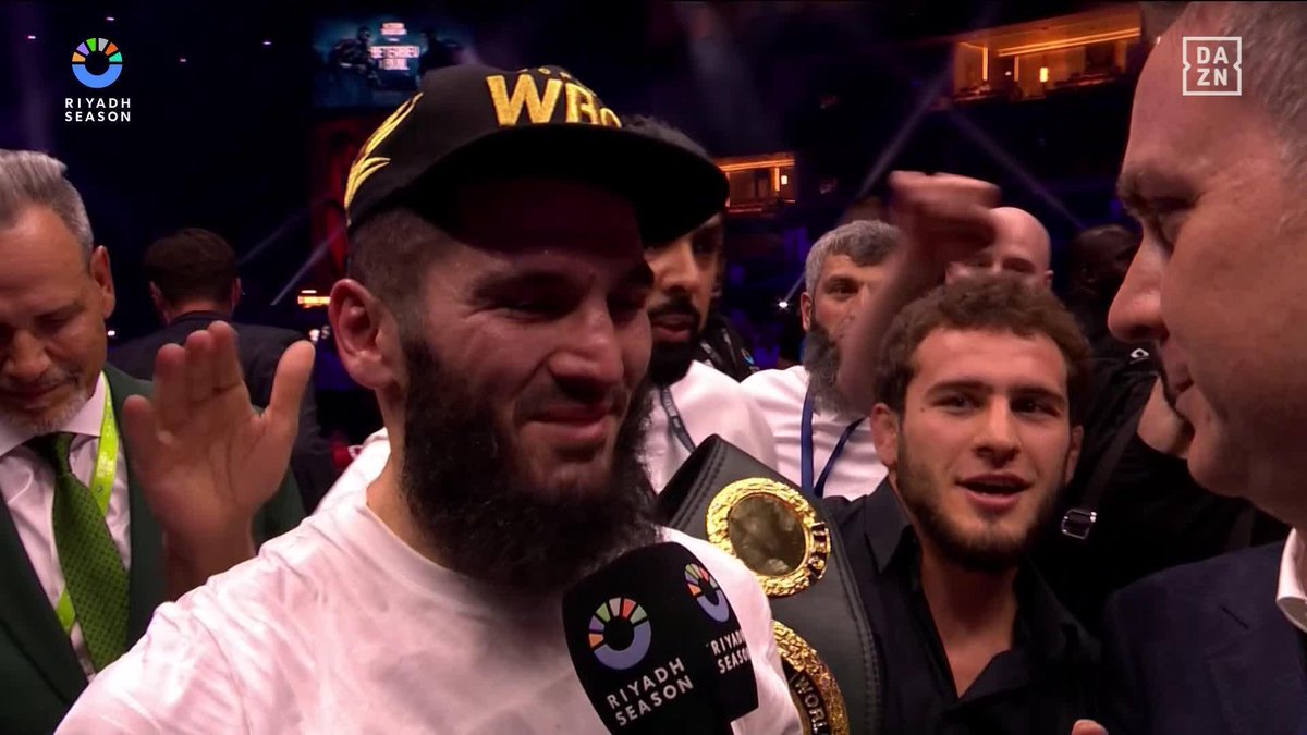 'I feel not bad' 😅 The reaction you'd expect from Artur Beterbiev 😂 #BeterbievBivol | #RiyadhSeason | TURKI ALALSHIKH