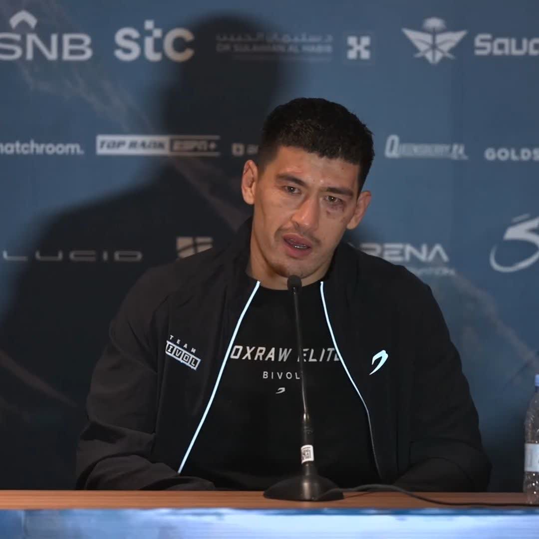 🗣️ "I don't like excuses... I didn't win and that's it" - A gracious Dmitry Bivol talks at the post-fight presser. Now live on our YT. #BeterbievBivol #RiyadhSeason