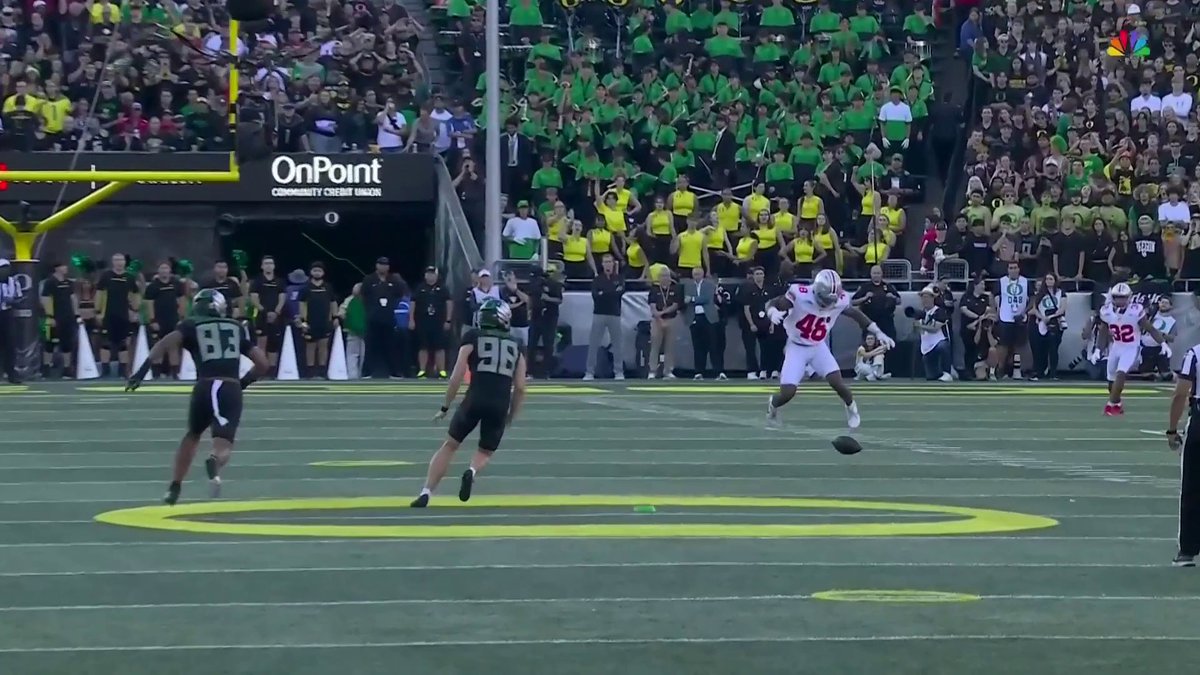 “Hey what if the kicker just kicked it really hard at the guy in front of him?” We’ve all thought it and OREGON DID IT.