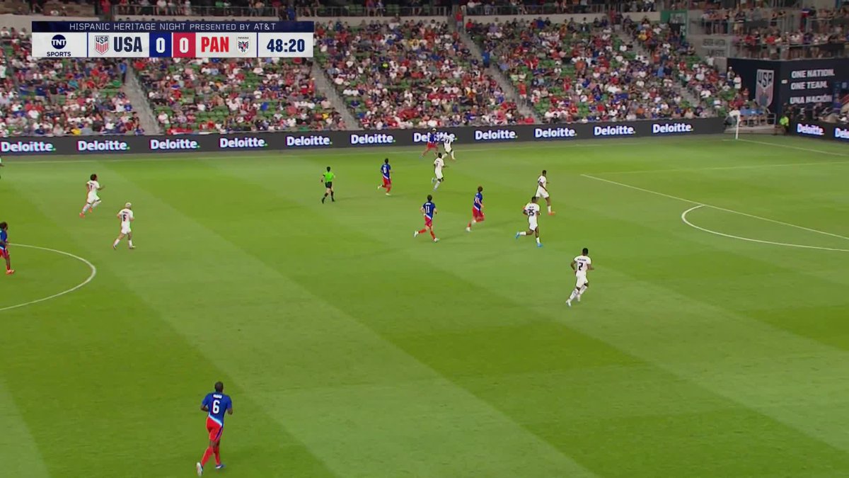 The first goal of the Mauricio Pochettino era belongs to Yunus Musah! His first for the #USMNT!!