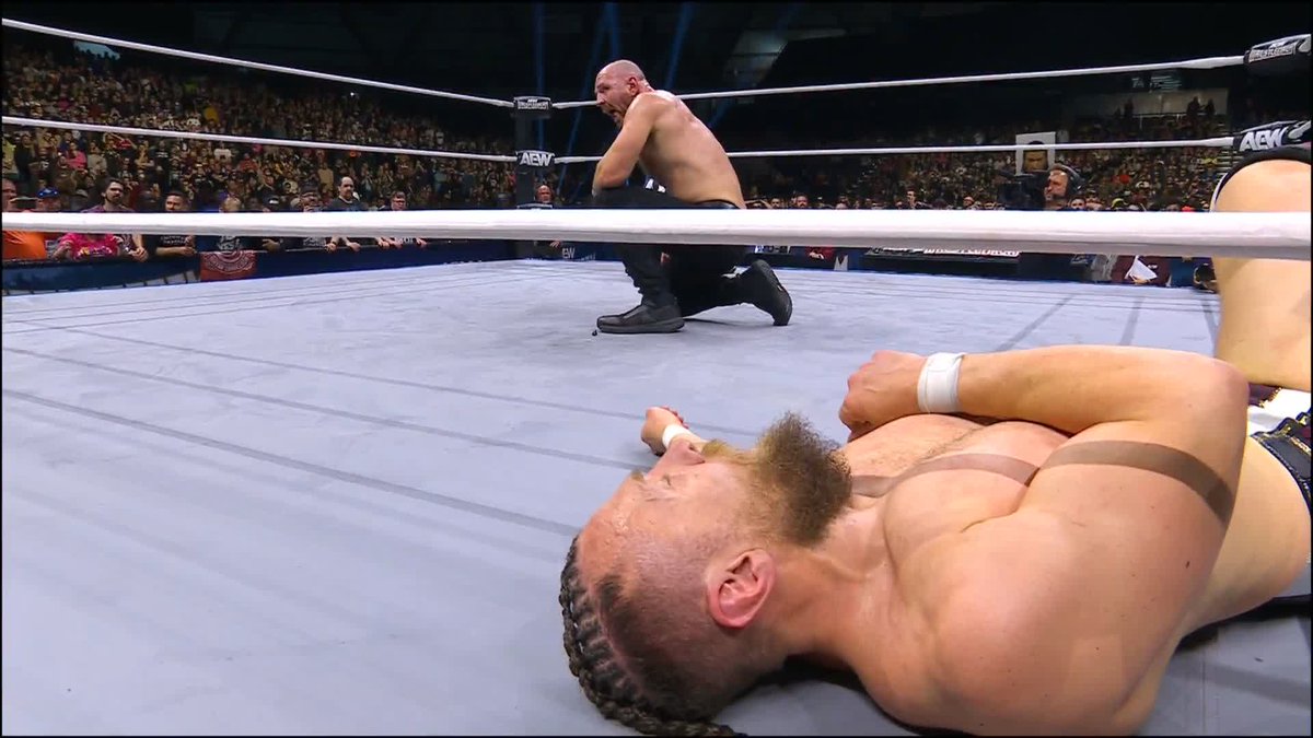 After defeating him... Jon Moxley BOWED DOWN to Bryan Danielson as he becomes the man to retire the American Dragon. ❤️