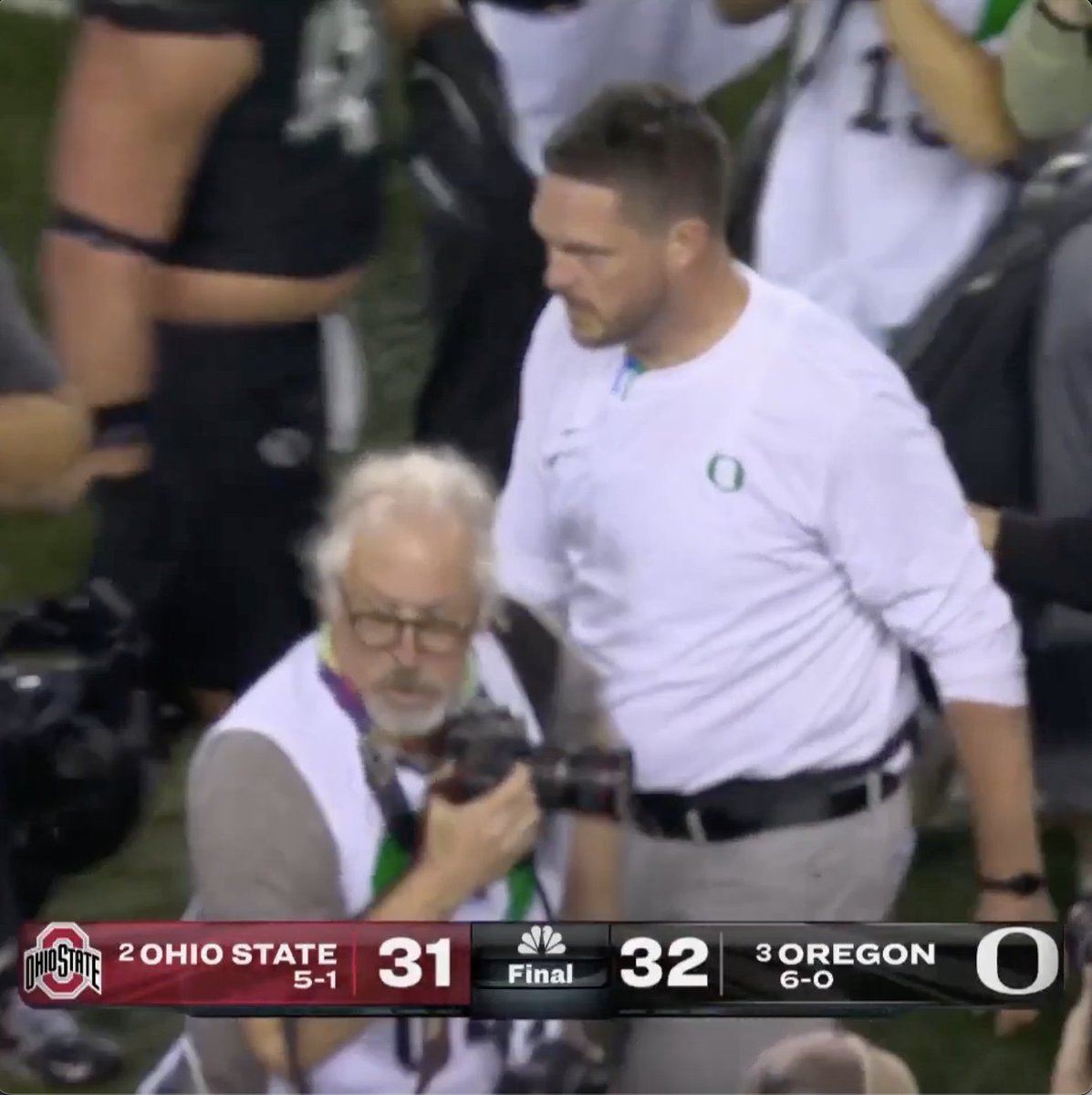 PURE DRAMA. Relive all the suspense from the final 1:47 of Oregon's victory over Ohio State.