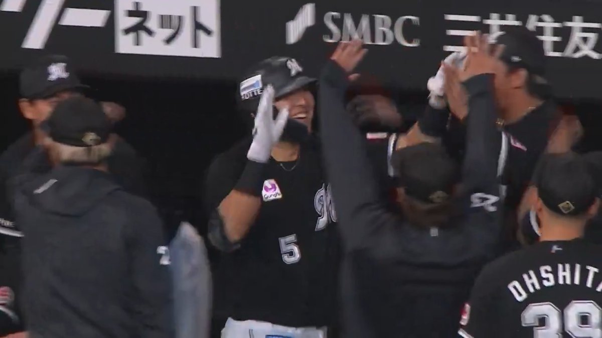 ここぞでの一発🌈 千葉ロッテ #安田尚憲 選手の先制ソロホームラン🌈 #パーソルCSパ #chibalotte 👇ライブ配信はこちら！