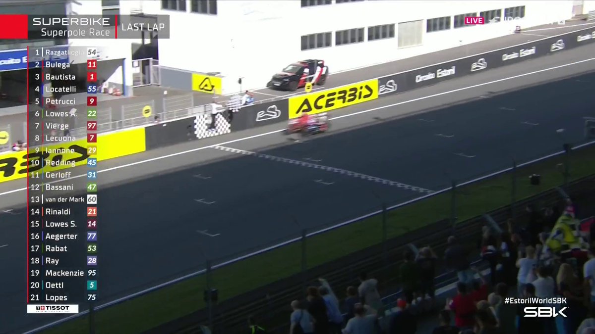 🤩 WOW. WOW. WOW. 😱 "Bulega beats Toprak in the closest finish in WorldSBK history!" #EstorilWorldSBK 🇵🇹