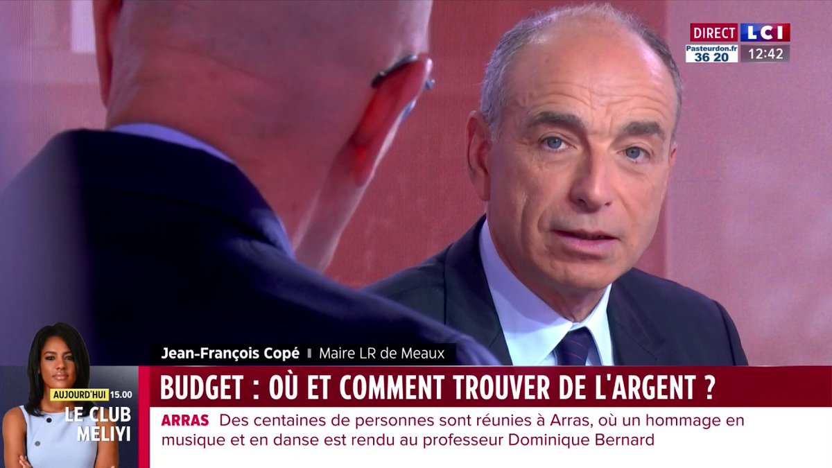 🗣️ ''L'argent de l'État doit servir au désendettement" indique Jean-François Copé qui appelle à "soutenir le budget" 2025 : "c'est la survie de la France qui est en jeu" ▶️ david doukhan