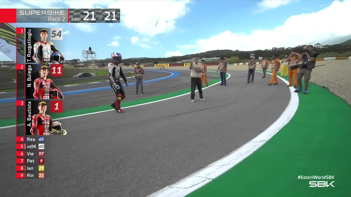 Just... 7oprak being 7oprak 🤣🎉 Always excited to see another celebration ideas!🔥 #EstorilWorldSBK 🇵🇹