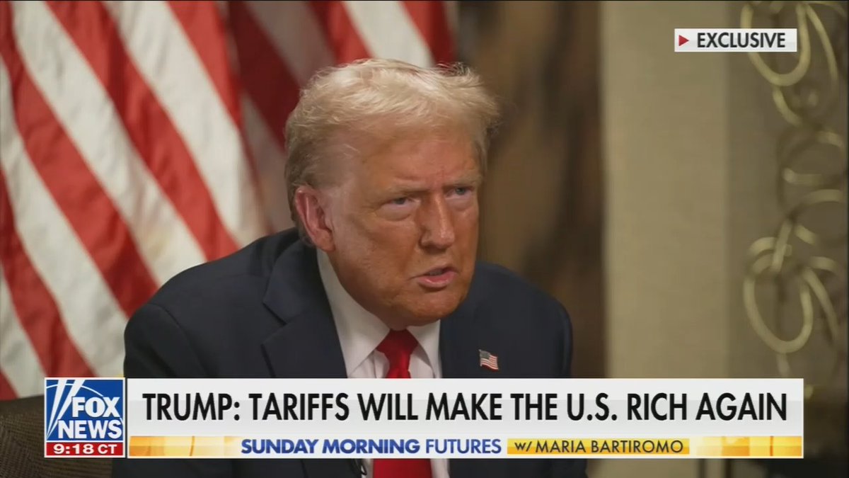 Fox host: If you put a 200% tax on a product it will mean higher prices for consumers Trump: No Fox host: It's got to be passed on somehow