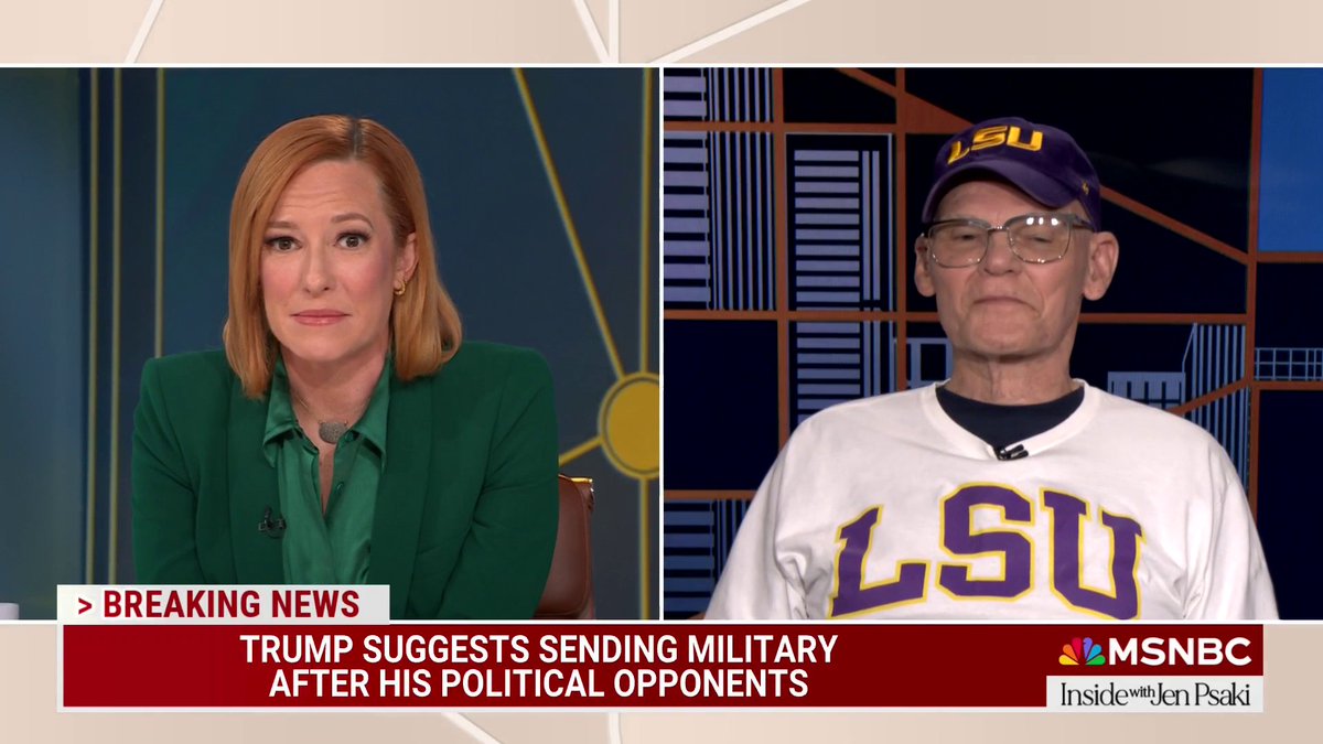 .@jamescarville: “I did not realize [Trump] was going to schedule a rally at Madison Square Garden to mimic the Nazi rally of 10 February 1939… They have promised military round-up, the Supreme Court has greenlighted it… They are telling you they’re doing all of this."