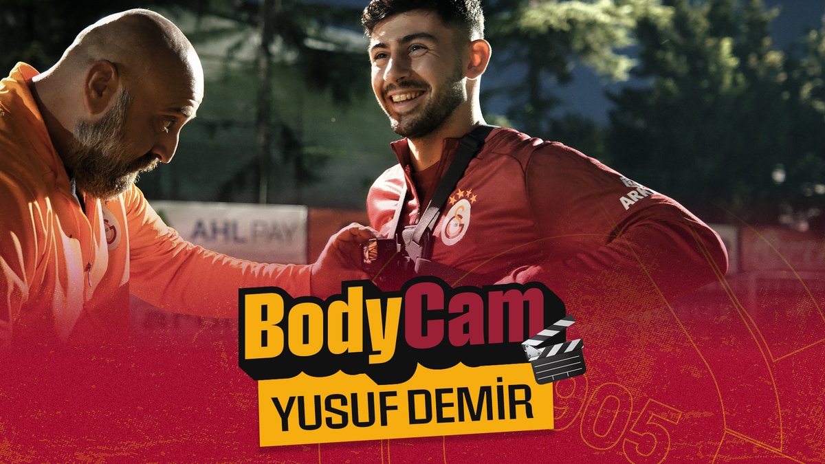 🎥 #BODYCAM | Yusuf Demir YAYINDA! 👀 🦁 Yusuf Demir'in gözünden antrenmandaki en özel anları izlemek için sen de hemen Galatasaray YouTube KATIL'da yerini al! Tamamını izlemek için ▶️