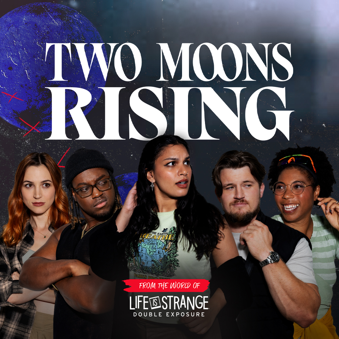 This thrilling TTRPG actual play, #TwoMoonsRising, is themed as an episode of Loretta Rice’s in-game True Crime podcast. On the eve of a Blood Moon, a group of young people come to Devil’s Tower. When one of them goes missing, they must seek the truth – and be forever changed!