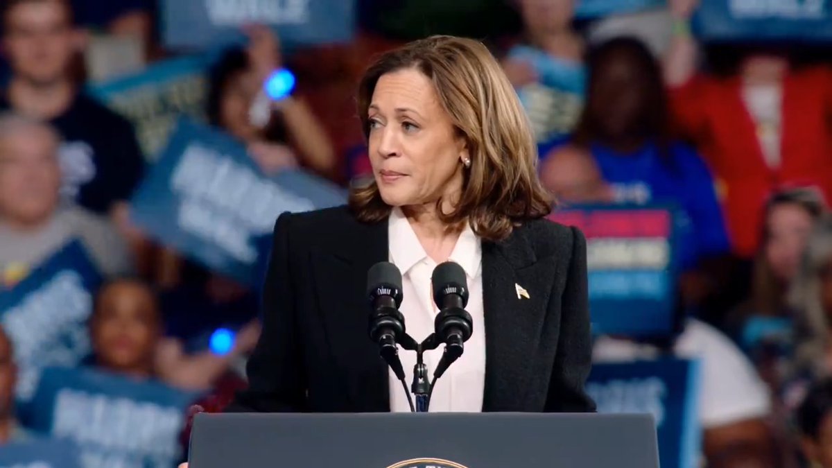 Vice President Harris: Trump’s National Security Advisor, two of his Defense Secretaries, his Chief of Staff, and his own Vice President are all warning America. They are saying he is unfit to serve