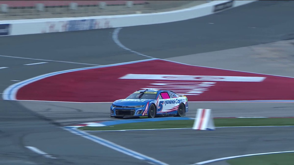 Repost to congratulate Kyle Larson on his WIN on the Charlotte ROVAL! #NASCARPlayoffs