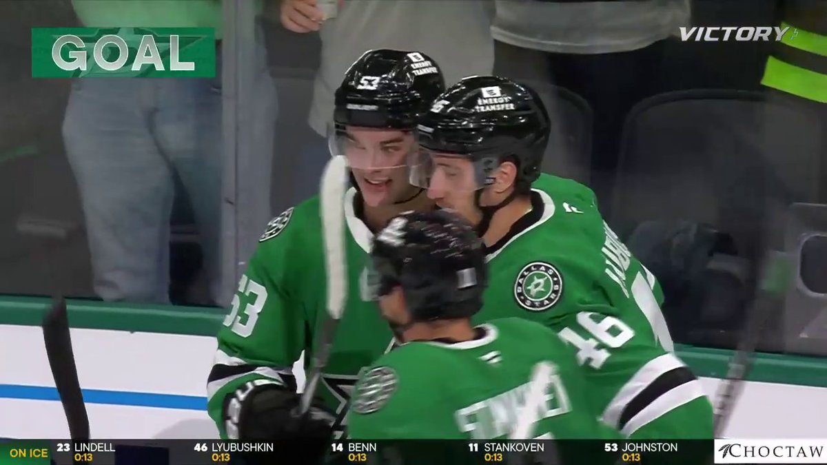 TWO GOALS IN 13 SECONDS! 🤩 The Dallas Stars are on the board with two quick ones! #NHLFaceOff