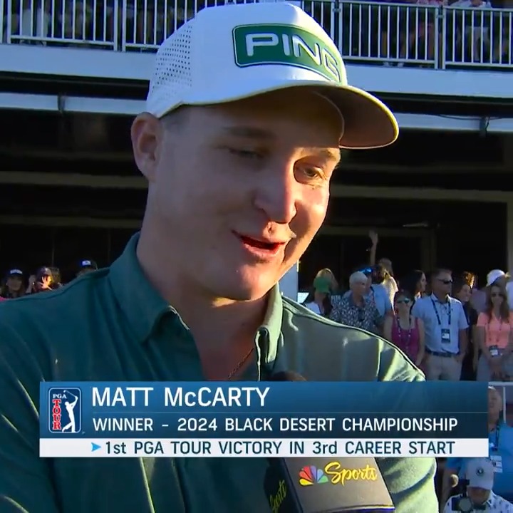Crazy couple months capped off with a PGA TOUR victory 🏆