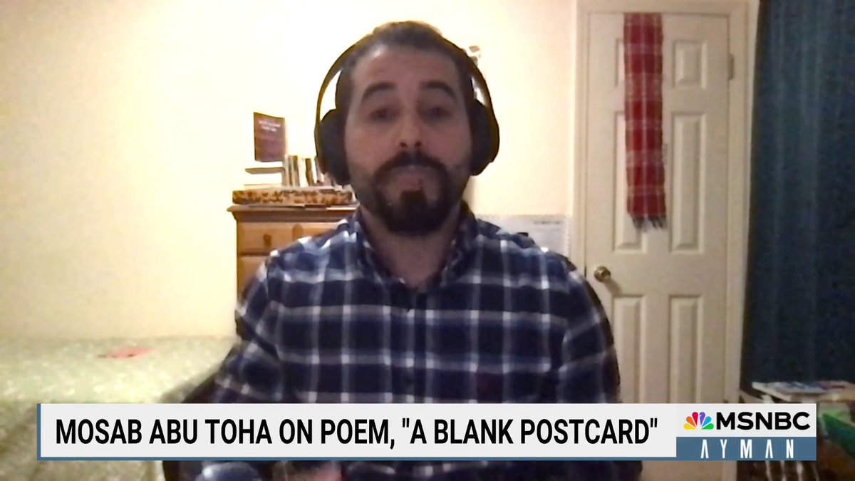 “I know that the world is seeing Palestinians as unhuman. I can see this in the fact that no one, no official from around the world…visited Gaza in the past year.” Mosab Abu Toha