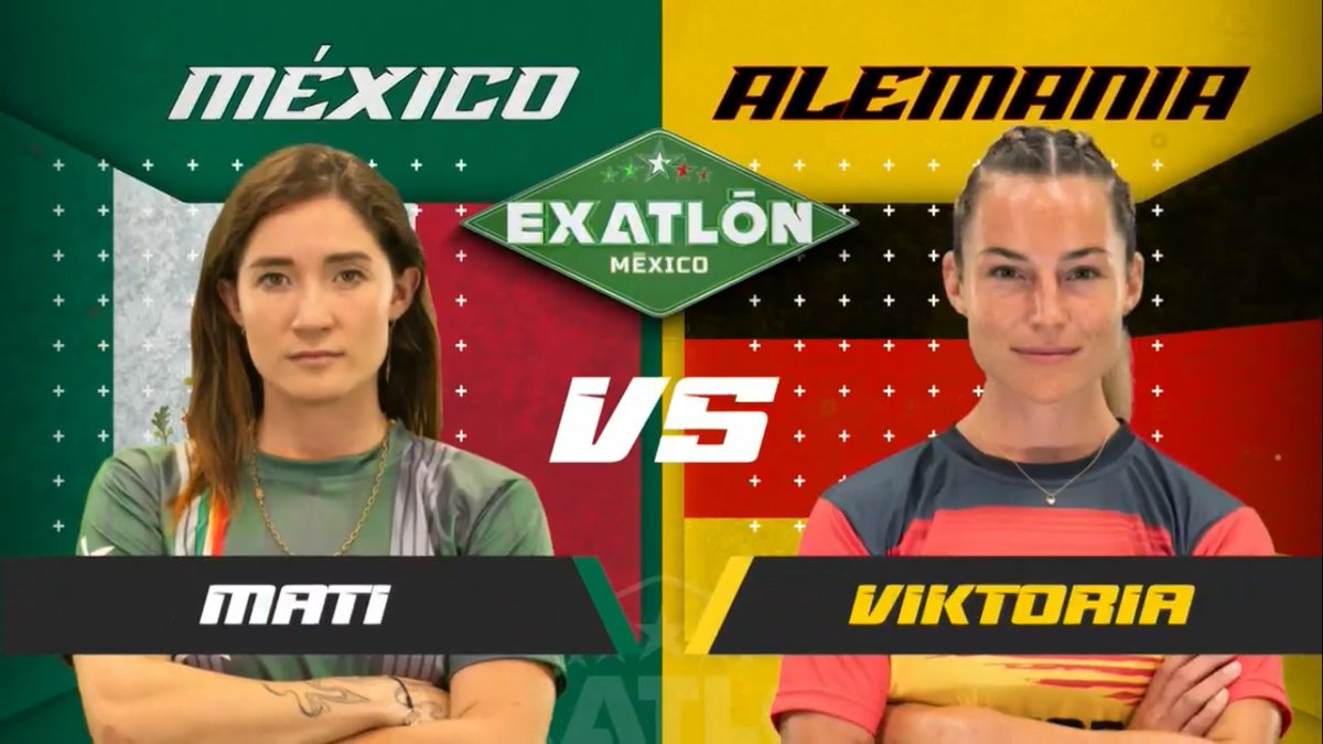 La super campeona, Mati Álvarez, ha vuelto a las tierras de #ExatlónMéxico para enfrentarse con Viktoria de #ExatlónAlemania. 😎🏆🔥