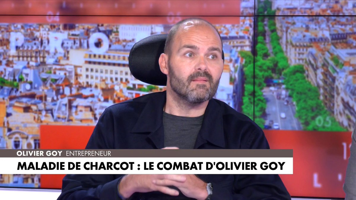 Atteint de la maladie de Charcot, Olivier Goy demande en direct sur CNews à ce que les fauteuils roulants soient remboursés à 100 %, dans #HDPros