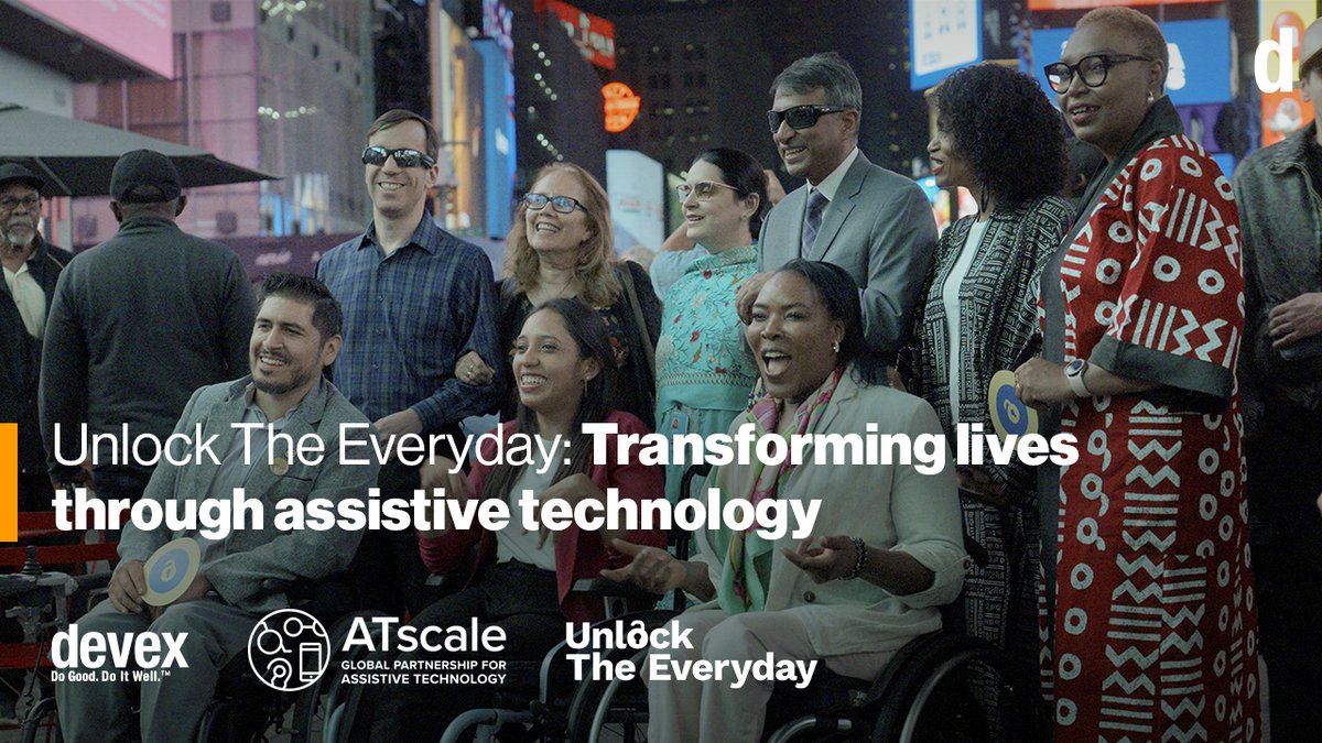 How can we increase access to assistive tech?🦽🦻 Over 2.5 billion people need assistive devices like wheelchairs, eyeglasses, and hearing aids. At #UNGA79, we partnered with ATscale and the UnlockTheEveryday campaign to bring together experts to discuss solutions. #DevexEvent