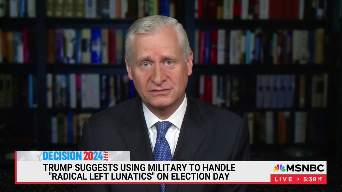 "We are in a moment, I would argue which is as important a test of citizenship as at any moment I can think of in American history." Historian Jon Meacham on messaging to undecided voters