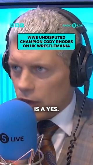 Could Wrestlemania come to the UK in the next five years? 🤯 That’s what WWE Undisputed Champion Cody Rhodes is aiming for... #WWE #Wrestlemania