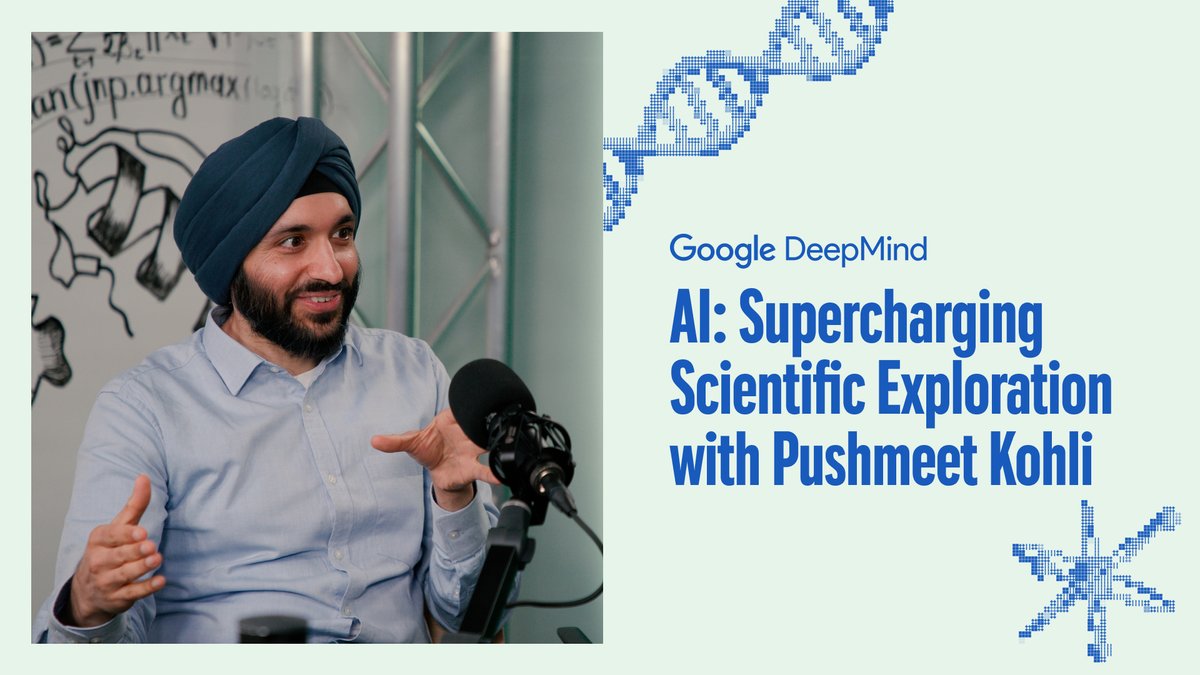 We're developing and using AI to revolutionize scientific discovery - from predicting protein structures with #AlphaFold, to materials discovery with GNoME. Join our VP Science, Pushmeet Kohli, and Professor Hannah Fry as they explore how AI could lead to a new era of breakthroughs that could benefit humanity in countless ways, on Google DeepMind: The Podcast. Watch now ↓ Timestamps: 00:00 Intro 01:13 AlphaFold 06:13 AlphaFold Database 08:14 Weather forecasting 11:24 Creating new materials with deep learning 25:10 Imposter syndrome, being a generalist, and Nobel prize winners 31:21 Choosing the right projects 32:07 Root node problems 34:32 Large language models for science 36:06 Function search and algorithmic discovery 42:10 Math Olympiad 46:26 What’s coming next 48:35 Reflections from Hannah