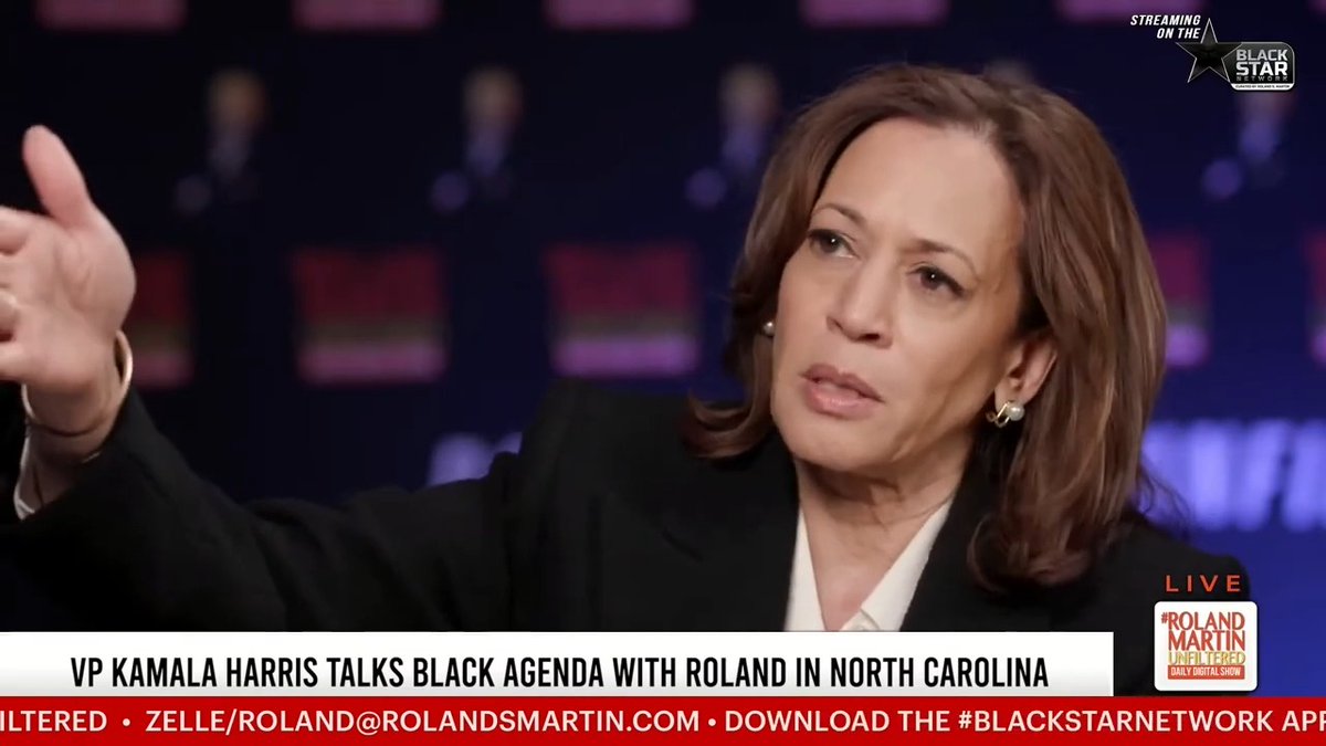 Vice President Harris: When Donald Trump was a landlord he was sued for refusing to rent to Black families. He took out a full-page ad in the New York Times and said Black and Latino teenagers, the Central Park Five, should be executed. He spread birther lies about the first Black president. He got on stage at the debate and claimed immigrants in Springfield were eating their pets. That's dangerous