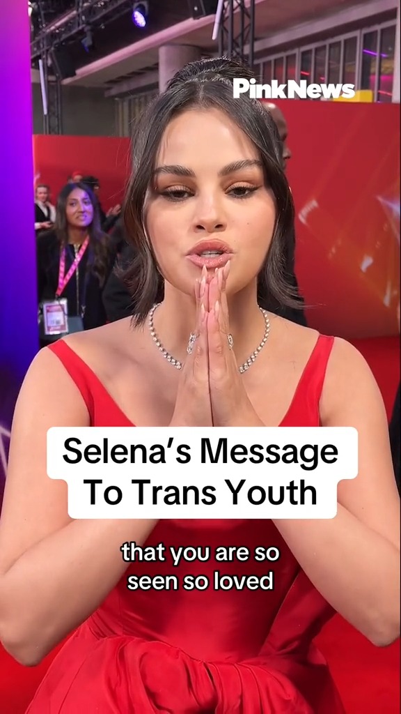 EXCLUSIVE: Actress Selena Gomez has shared a heartfelt message of support for the transgender community while promoting her new musical drama film, #EmiliaPérez 🏳️‍⚧️