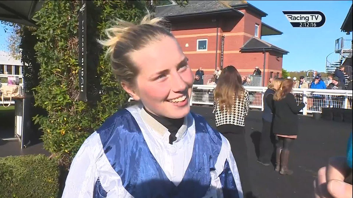 🗣️"He's very generous, helping young people like me." What a lovely interview with Gordon Brown and Megan Davies after the amateur jockey claimed a first winner under Rules Musselburgh Racecourse Jim Goldie Racing and Derek Fox must be so chuffed ♥️
